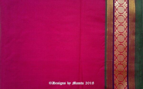 Mexican Pink Indian Saree Fabric