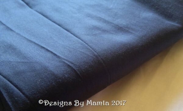Midnight Blue Indian Silk Fabric