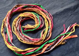 Mixed Rainbow Fabric Cords
