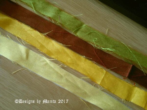 Multicolored Ribbon Yarn