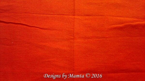 Neon Orange Silk Fabric