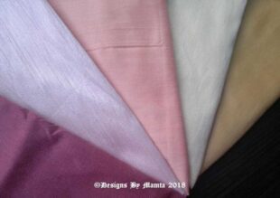 Pastel Wedding Dupioni Fabric Set