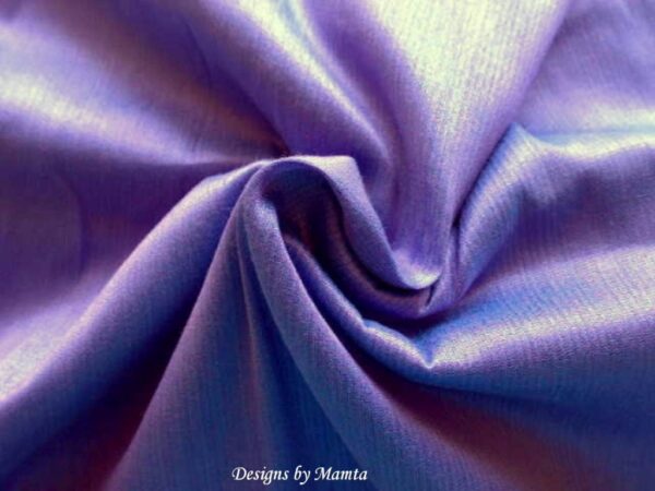 Periwinkle Blue Indian Silk Fabric