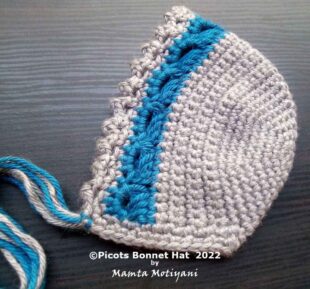 Picots Bonnet Hat