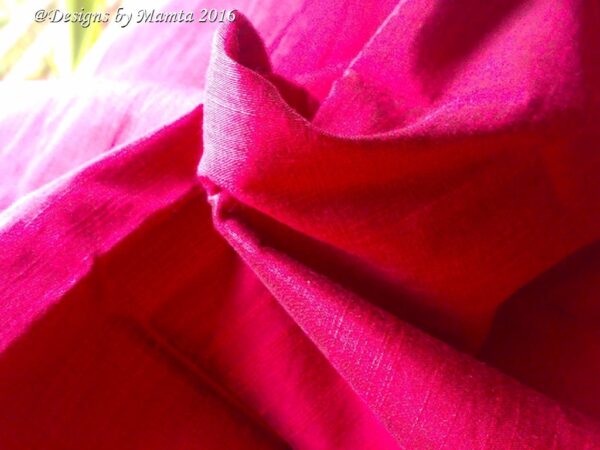 Pink Dupioni Silk Fabric