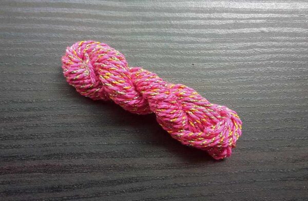 Pink Metallic Sport Cotton Yarn
