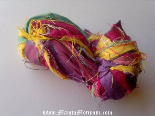 Playtime Fair Trade Silk Sari Ribbon Yarn
