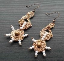 Radha Earrings Crochet Pattern