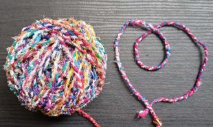 Rainbow Cotton Fabric Twine