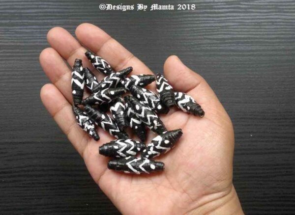 Recycled Paper Art Beads