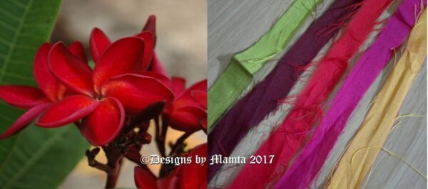 Recycled Sari Silk Yarn India