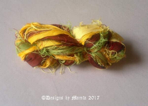 Recycled Silk Ribbon Yarn