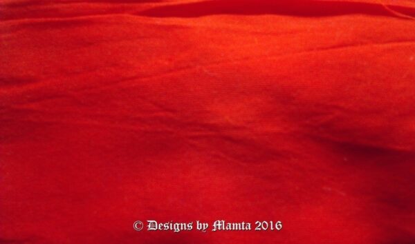 Red Dupioni Silk Fabric
