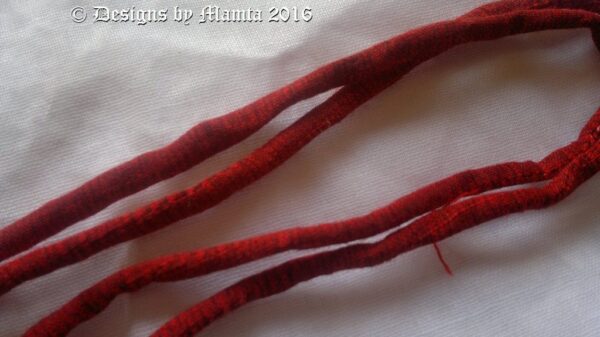 Red Silk Cord For Jewelry Making