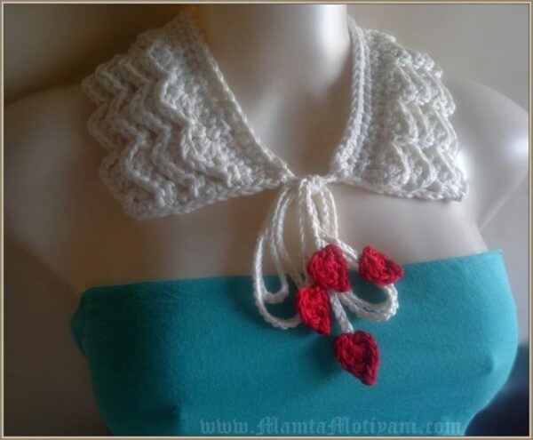 Romantic Ruffles Crochet Collar Pattern