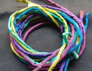 Set Of 5 Polyester Fabric Cords