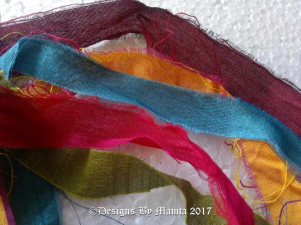 Silk Yarn Sari Ribbon