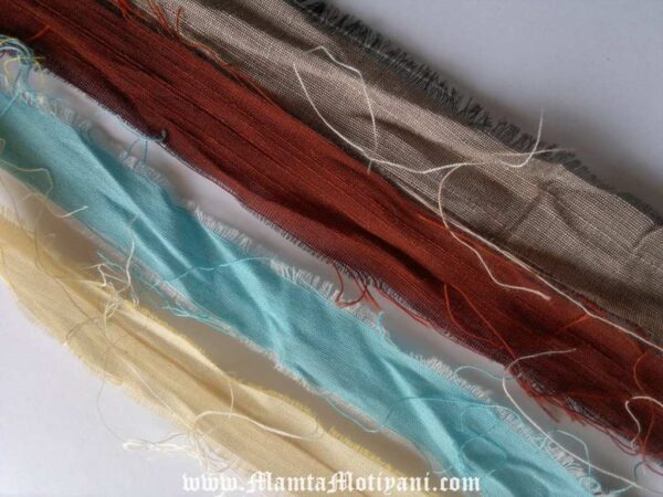Silk Yarn Sari Ribbon