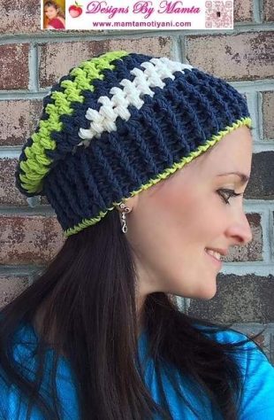 Slouchy Beanie Crochet Pattern