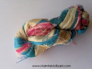 Surf N Sand Sari Silk Ribbon Yarn