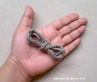 Taupe Gray Art Silk Cord