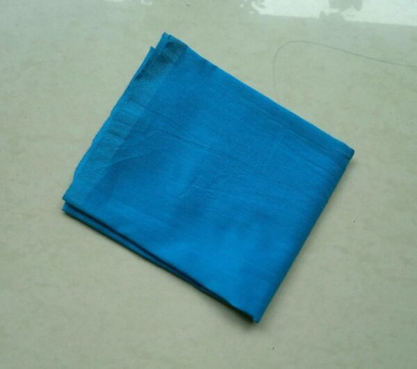 Vibrant Teal Blue Art Silk Fabric