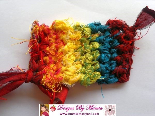 Crocheted Silk Ribbon